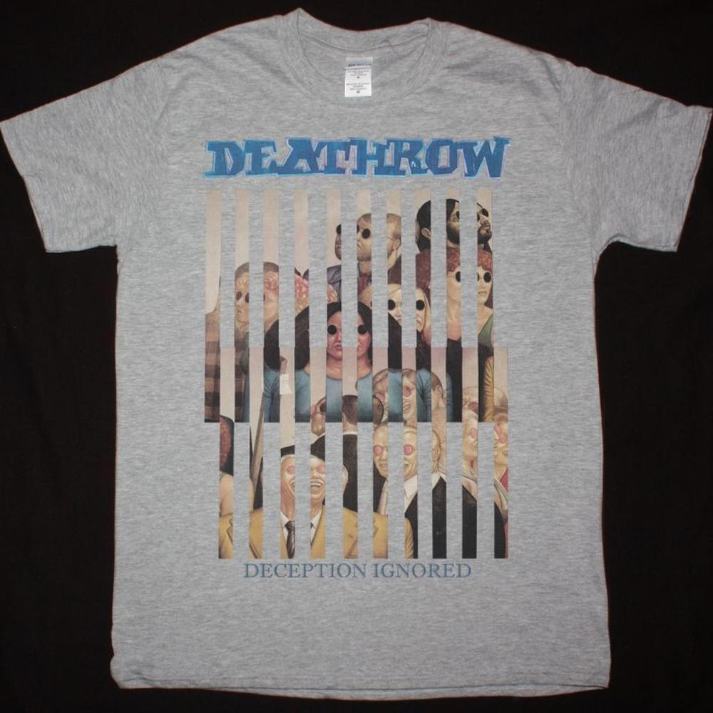 Deathrow Deception Ignored Thrash Metal Underground Black T-Shirt